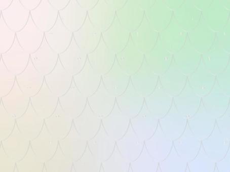 ゆめかわ人魚風背景（グリーン） ゆめかわ,背景,人魚,かわいい,グラデーション,鱗,キラキラ,おしゃれ,素材,壁紙のイラスト素材