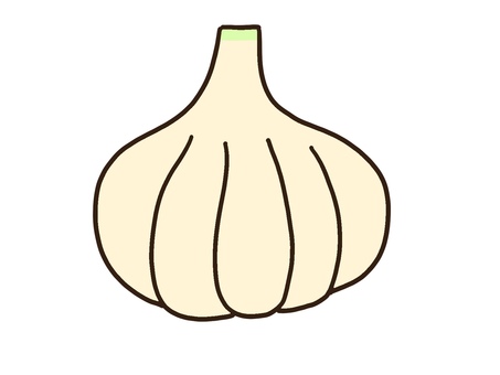 ニンニクのシンプルイラスト ニンニクのシンプルイラスト にんにく,シンプル,野菜のイラスト素材
