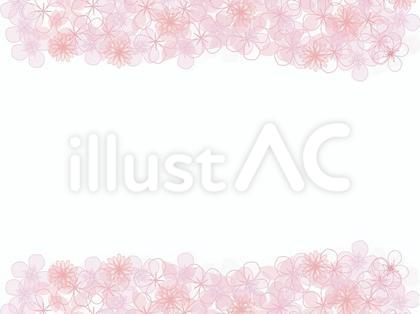 花柄のフレーム