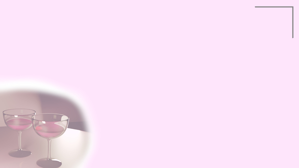 ワイングラス２個_フレーム ワイン,グラス,ペア,２個,赤,ピンク,フレームのイラスト素材