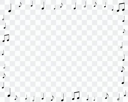 Musical note frame 1 Musical note frame 1