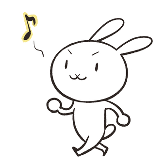 Rabbit for a walk Rabbit for a walk