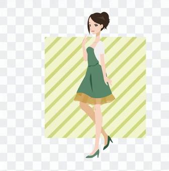 A landscape woman 4 A landscape woman 4