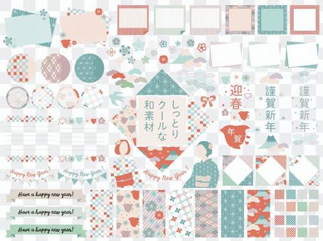 Moist and cool Japanese material Moist and cool Japanese material
