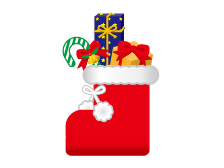 Christmas Santa boots with gifts Christmas Santa boots with gifts