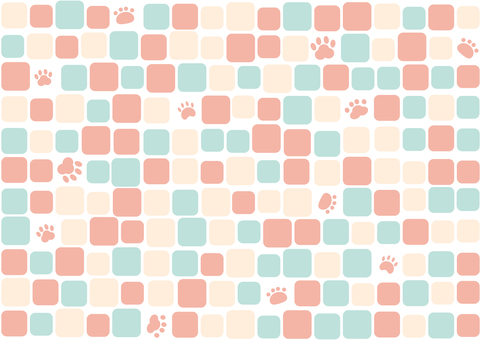 Paw tile background Paw tile background