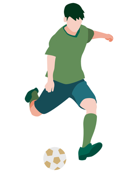 Soccer silhouette Soccer silhouette