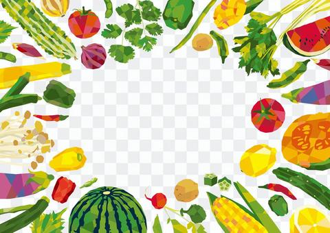 Vegetable frame Vegetable frame