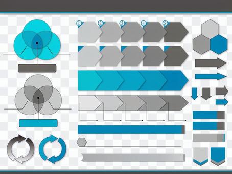 Simple and cool collection of presentation items Simple and cool collection of presentation items