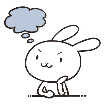 Thinking rabbit Thinking rabbit