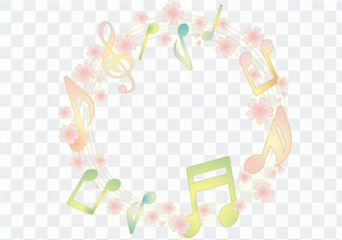 Sparkling note lease - cherry blossoms Sparkling note lease - cherry blossoms