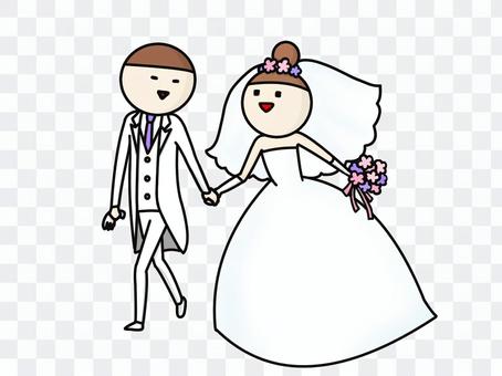 Two weddings join hands Two weddings join hands