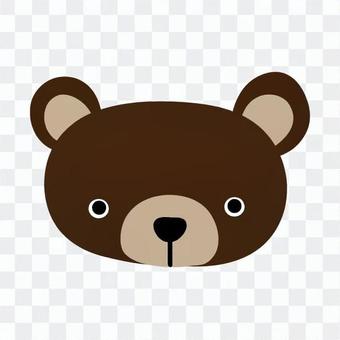 Face of a bear Face of a bear
