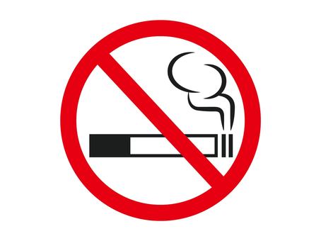 No smoking mark No smoking mark