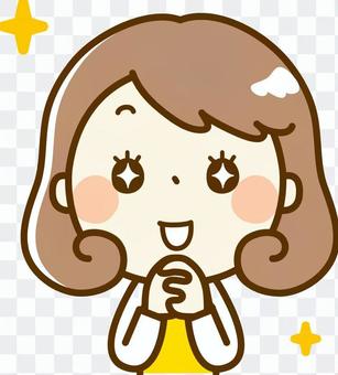家庭主妇闪亮的眼睛 家庭主妇闪亮的眼睛