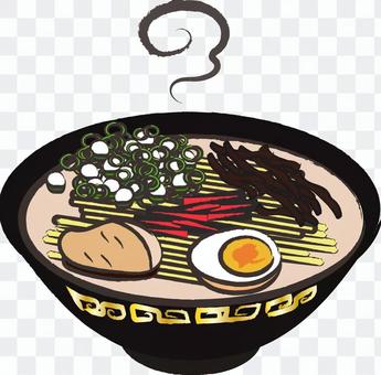 Hand-painted tonkotsu ramen Hand-painted tonkotsu ramen