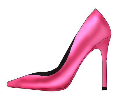 Pink high heels Pink high heels