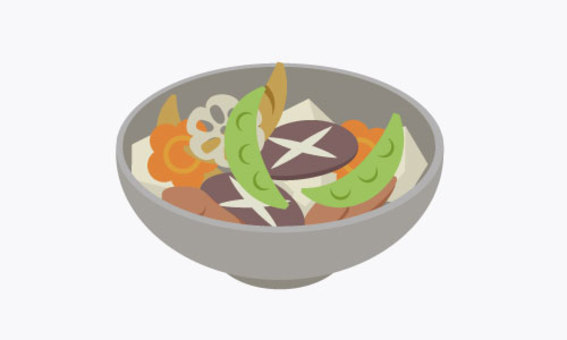 Simmered dishes Simmered dishes
