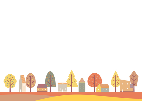 Simple background of autumn streets Simple background of autumn streets