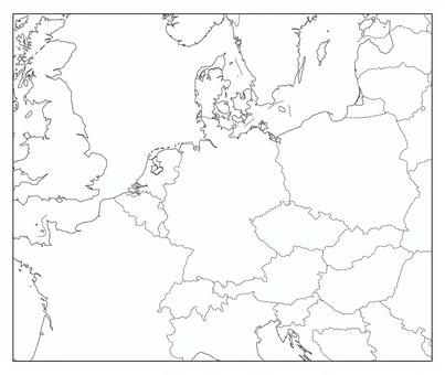 German blank map German blank map