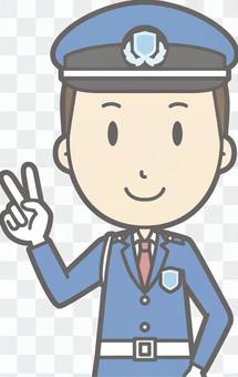 Security guard - piece - bust Security guard - piece - bust