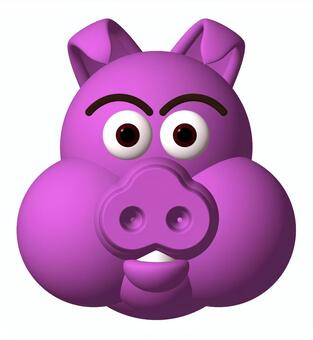 Pig pig _ purple Pig pig _ purple