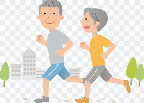 70402, senior male, jogging 70402, senior male, jogging