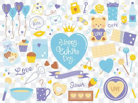 Loose White Day Set Loose White Day Set