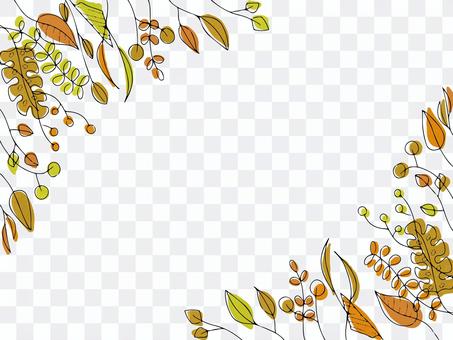 Leaf frame background that can be used in autumn Leaf frame background that can be used in autumn