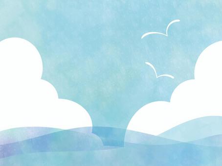 Sky and sea frame ver 01 Sky and sea frame ver 01