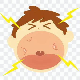 Children with mouth ulcer Children with mouth ulcer