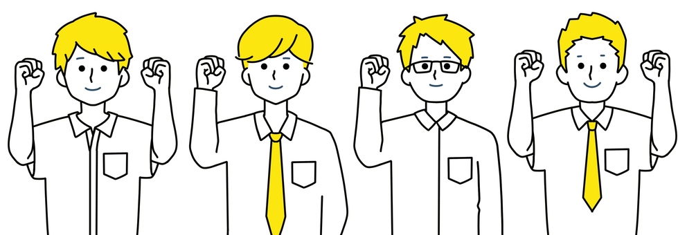 High school student with guts pose Clean design High school student with guts pose Clean design