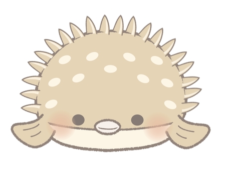 Simple Harisenbon illustration with line Simple Harisenbon illustration with line
