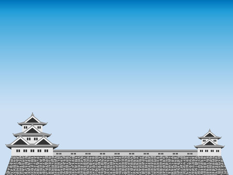Japanese castle frame 1 Japanese castle frame 1