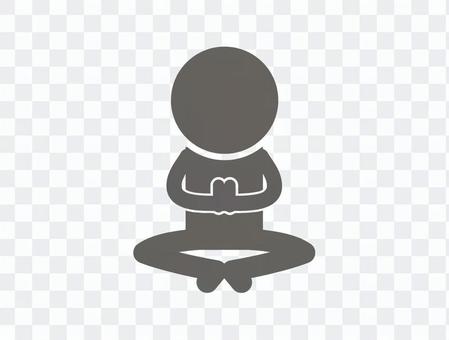 Stickman pictogram _ prince palm Stickman pictogram _ prince palm