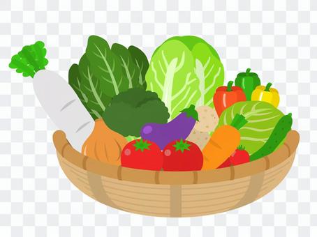 Assorted vegetable basket Assorted vegetable basket