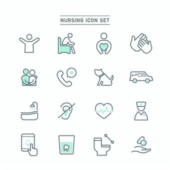 NURSING ICON SET NURSING ICON SET