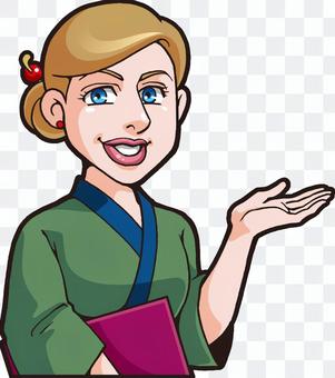 Foreigner waitress (female) Foreigner waitress (female)
