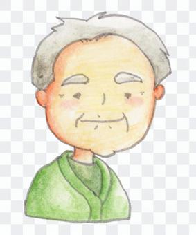 Grandfather (upper body) 03 Grandfather (upper body) 03