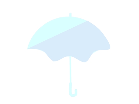 Umbrella Rainy day translucent light blue Umbrella Rainy day translucent light blue