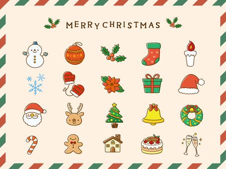 Christmas icon collection Christmas icon collection