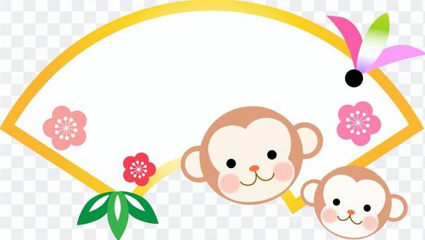 Monkey frame Monkey frame
