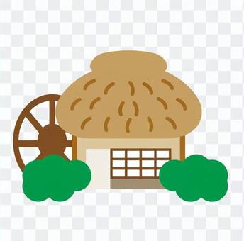 Water mill and private house Water mill and private house