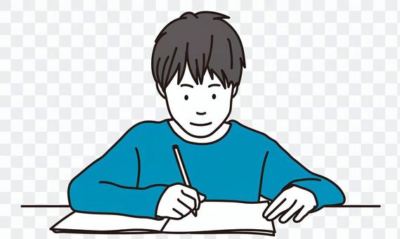 Children studying Children studying