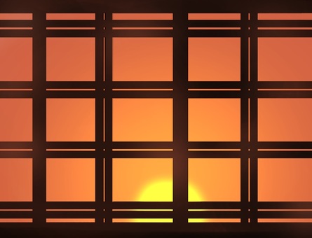 Lattice window (sunset) Lattice window (sunset)