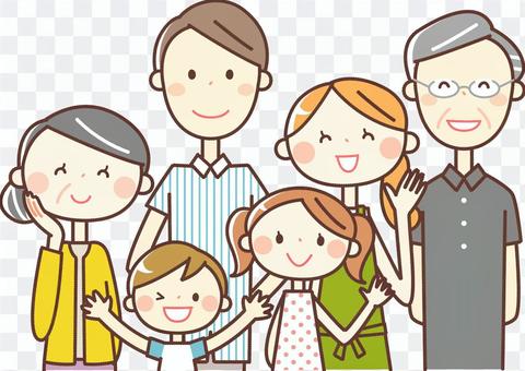 Simple person _ 6 people Family 02 Simple person _ 6 people Family 02