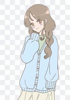 Moe sleeve sister light blue Moe sleeve sister light blue