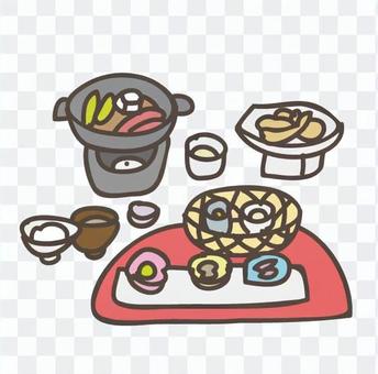 Ryokan's meal Ryokan's meal