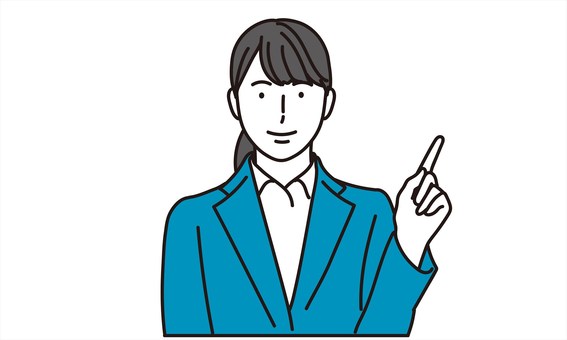 Business woman pointing Business woman pointing
