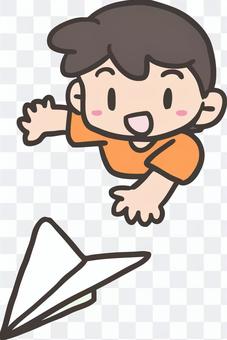 Paper flying machine Paper flying machine